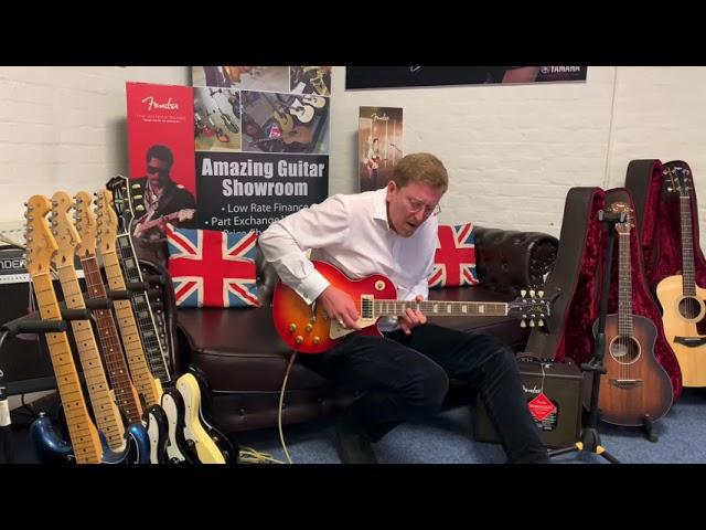 Epiphone 1959 Les Paul Standard Outfit Aged Dark Cherry Burst Demonstration With James