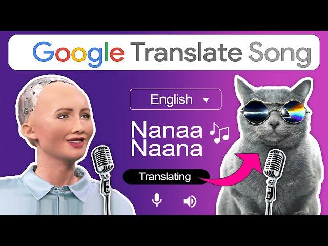 CAT and GOOGLE singing | Nana Naana | Aju A'kay