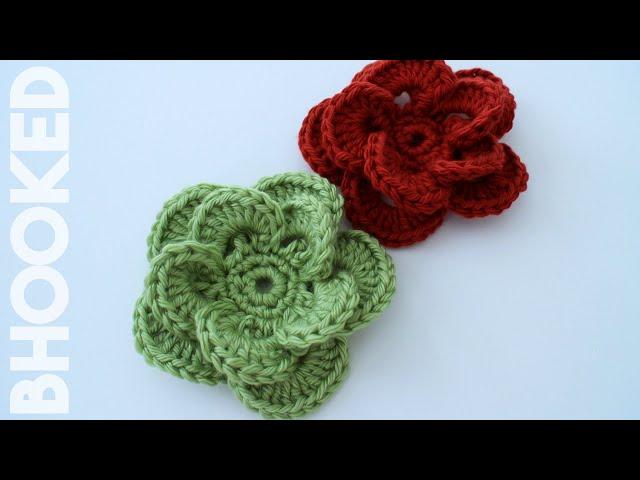 How to Crochet a Flower: Wagon Wheel Flower Free Crochet Pattern