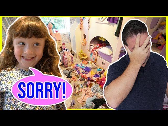 Bedroom Trashed! Ava Isla and Olivia Bedroom Makeover Challenge!