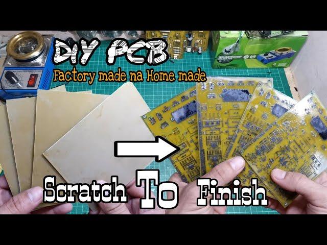 Paano gumawa ng DiY PCB para sa Amplifier | Home made na parang Factory made #purediypcb