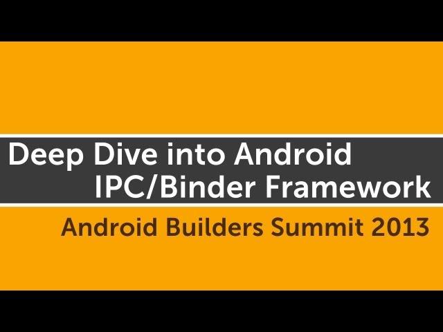 Deep Dive into Android IPC/Binder Framework