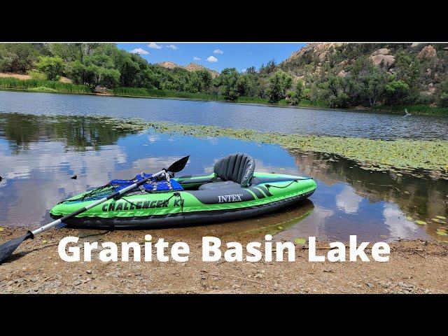 Kayaking Granite Basin Lake - AZ