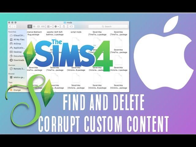 HOW TO: Locate and Delete Corrupt Custom Content on a MAC | Simology