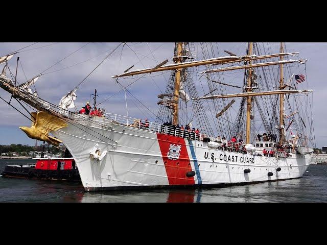 USCG EAGLE - 5/10/2022 DEPARTING...  BY  SETHNIANTIC  SETH BENDFELDT