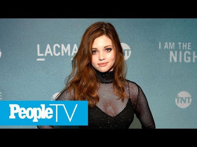 India Eisley Says Chris Pine Tried To Make Her Giggle While Taping 'I Am The Night' | PeopleTV