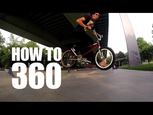 How to Bunny hop 360 bmx (Как сделать 360 с Банни-хопа) | Школа BMX Online #6 [Дима Гордей]