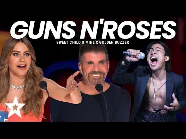 This Super Amazing Voice Very Extraordinary Singing Song GUNS N' ROSES | America's Got Talent Parody