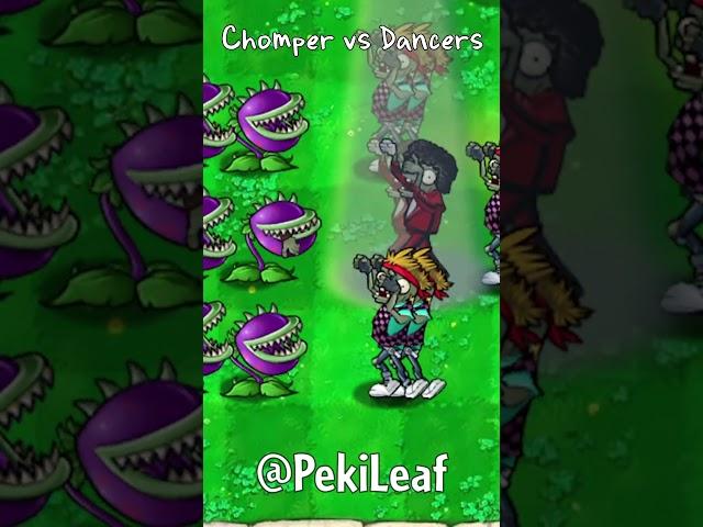 Chomper vs Dancers #pvz