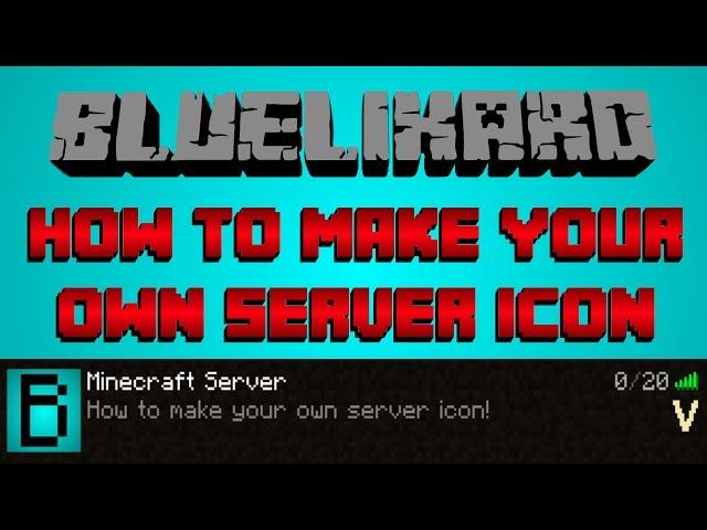 Minecraft - Server icon Tutorial [Easy & Fast]