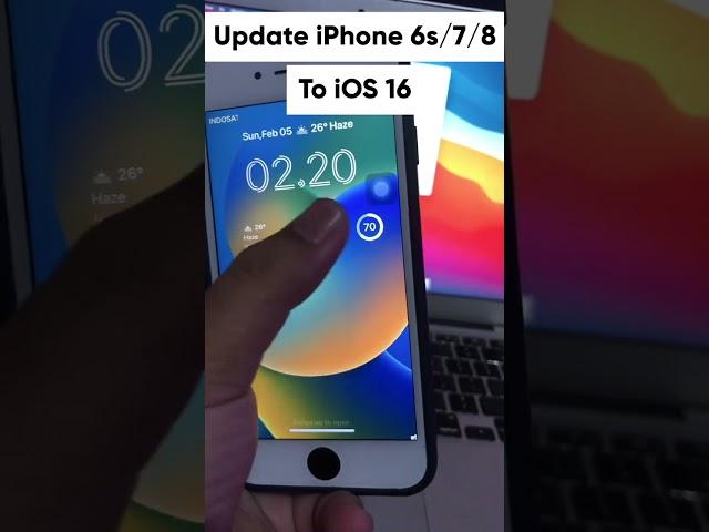 How to Update iPhone 6s/7/7+/8 to iOS 16 #ios16