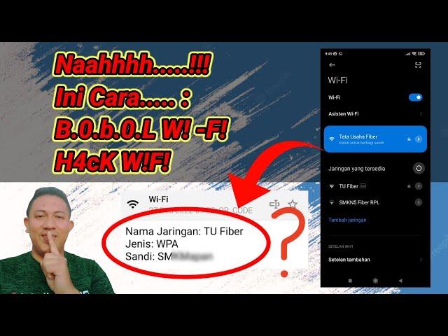 Cara B0b0L dan H4ck W!-F! Tetangga Auto Internet Gratisan || Terbaru!!!!