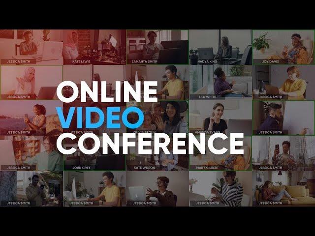 Online Video Conference Promo Premiere Pro Templates