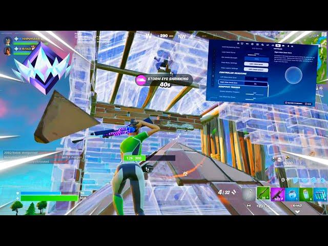 Fortnite RANKED RELOAD UNREAL! + NEW BEST Controller Settings for Console Players