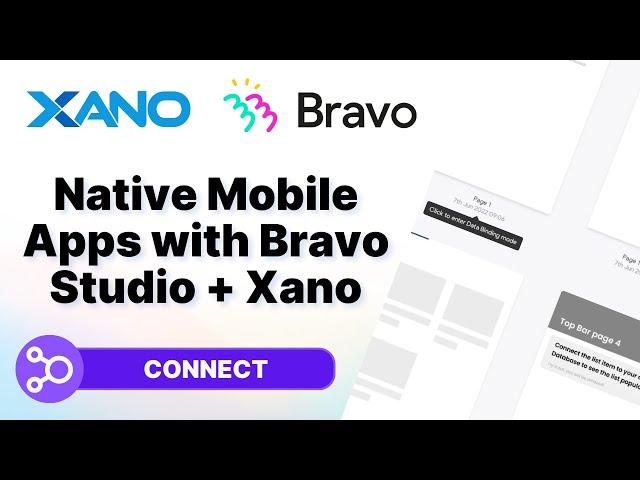 Building Native Mobile Apps Quickly with Bravo Studio + Xano