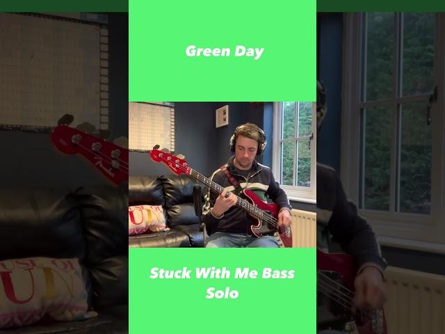 Green Day Stuck with Me Bass Solo #aerodyne #Greenday #basscover #mikedirnt #fenderbassman #punkrock