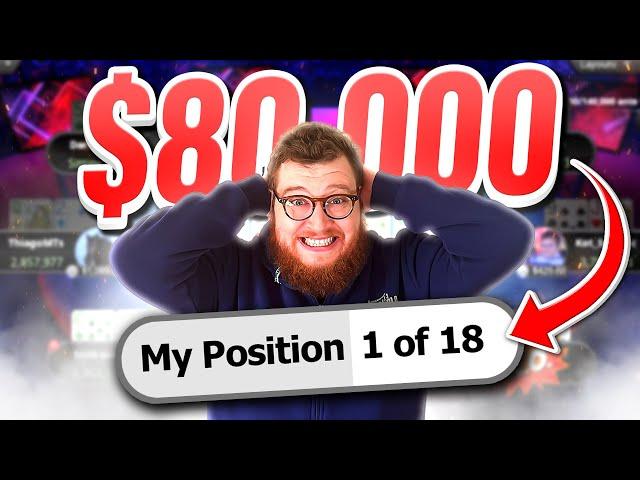 HUGE Run In A $530 World Championship Poker Tournament! $80,000 to 1st!