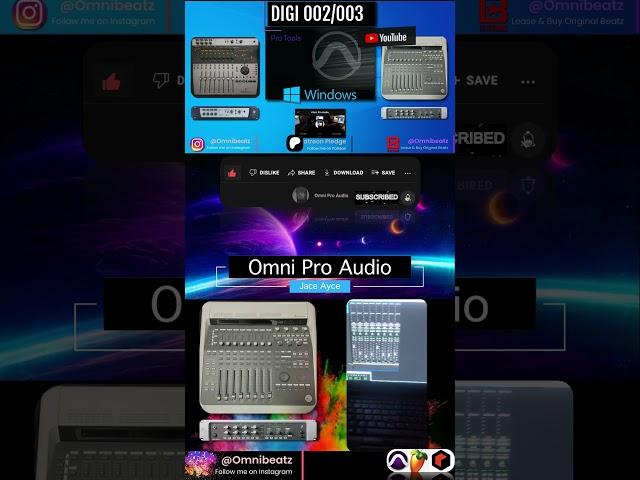  DIGI 002 003 Windows  #protools #002 #003