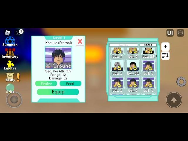 Crafting Sasuke 6 star (Kosuke Full Samurai) || ASTD