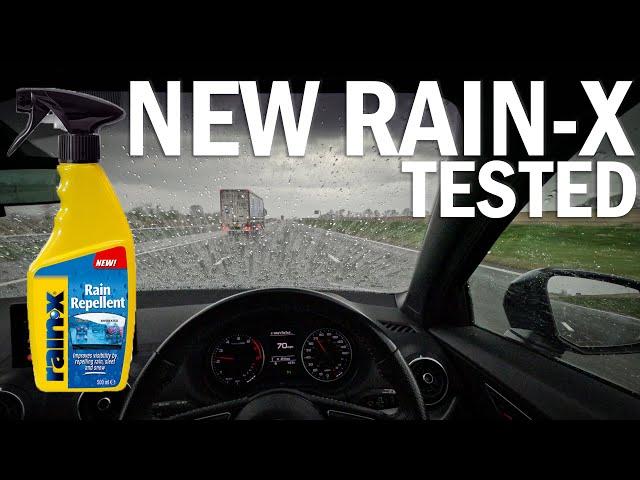 New Rain-X Rain Repellent - Application and testing at different speeds