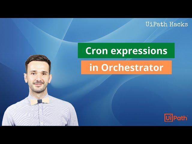 How to use cron expressions in UiPath Orchestrator