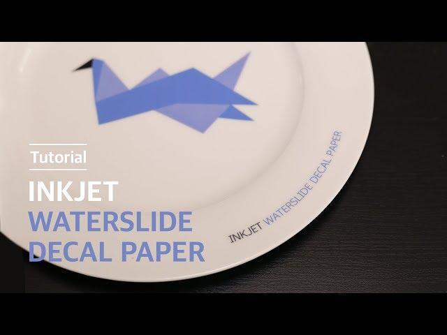 [How To Use] Inkjet Waterslide Decal Paper on Ceramic