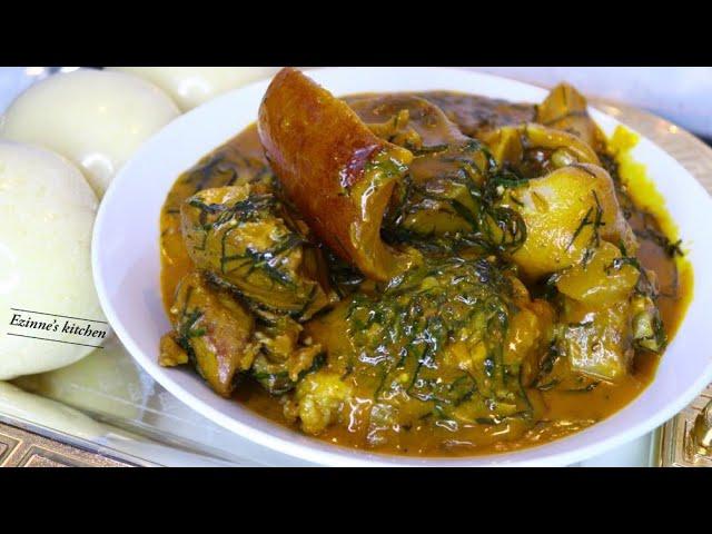 Okazi soup recipe