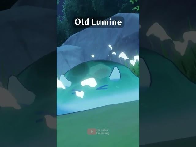 Old Lumine VS New Lumine ️ #shorts #genshinimpact #lumine