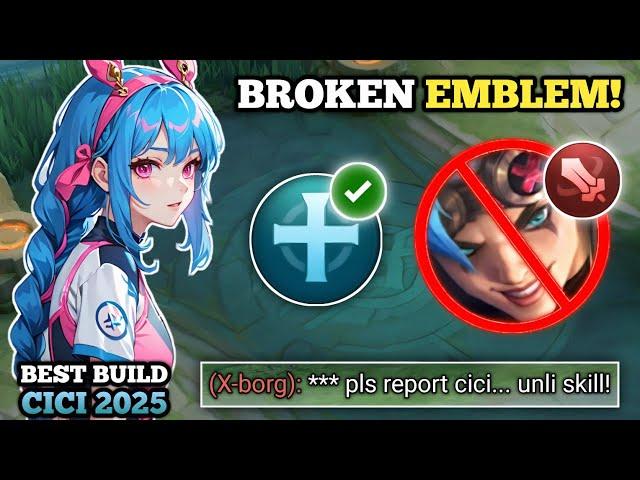 CICI SUPPORT EMBLEM VS. X-BORG FIGHTER EMBLEM! (who win!) | CICI BEST BUILD -MLBB