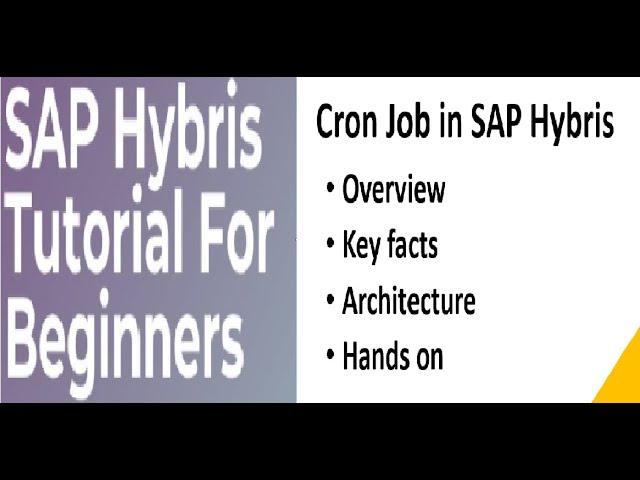 CronJob SAP Hybris | Cron Job Trigger SAP Hybris | Hybris Tutorial for Beginners Part-10