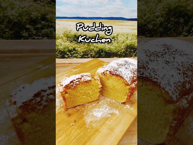 Schneller Pudding Kuchen, fluffig und saftig,  einfach lecker 