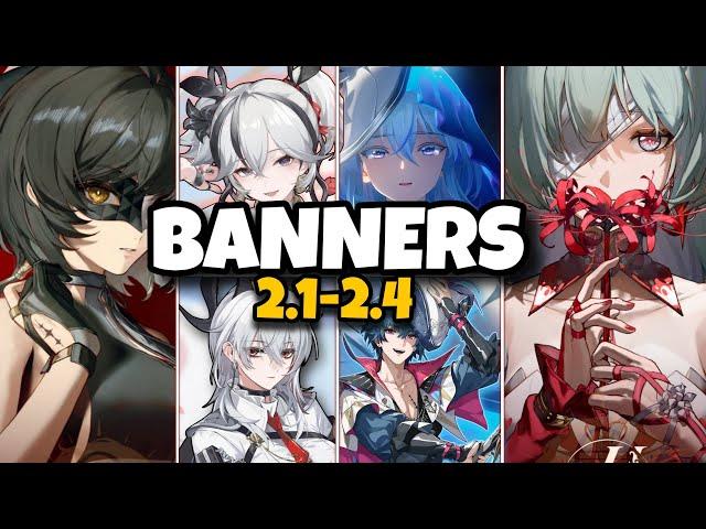 NEW UPDATE! UPDATED BANNERS ROADMAP FOR 2.1-2.4 ALONG WITH RERUNS - Wuthering Waves