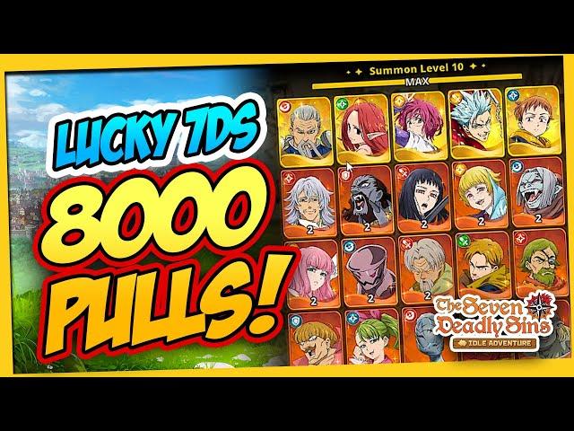 Another 8,000 Lucky Pulls for 7DS Heroes! Epic Summons in Seven Deadly Sins: Idle