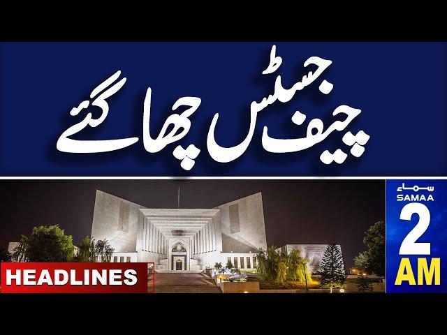 PTI Protest Live | CJP Yayha Afridi In Action | SAMAA News 2 AM Headlines | 25 Nov 2024 | Samaa TV