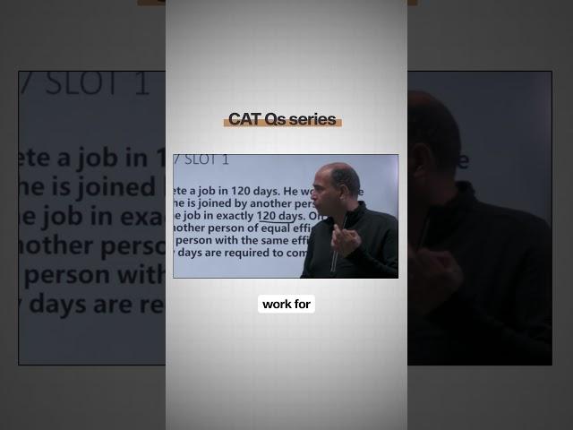 Solve a CAT Time And Work Question with Arun Sharma in 60 Seconds | Day 51 of 60