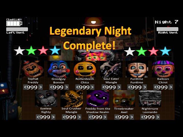 FNaF Ultimate Edition 3 - I beat Legendary Night! (13/999 Mode)