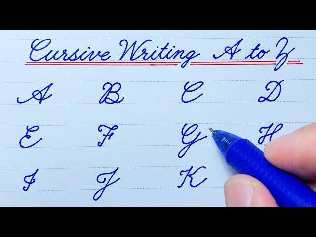 Cursive writing a to z | Cursive abcd | Cursive writing abcd | Cursive letters | Cursive handwriting