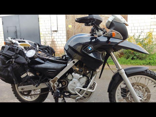 ЗАМЕНА МАСЛА НА 650 ГУСЯКЕ. BMW F650GS