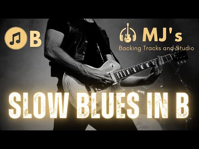 Slow Blues in B | Backing Track