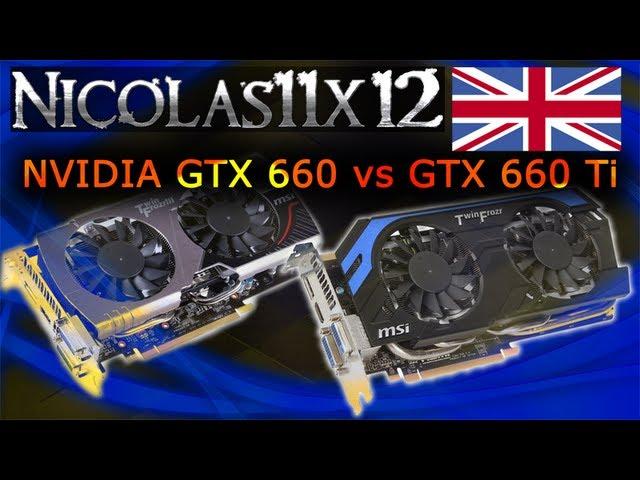 NVIDIA GTX 660 vs GTX 660 Ti