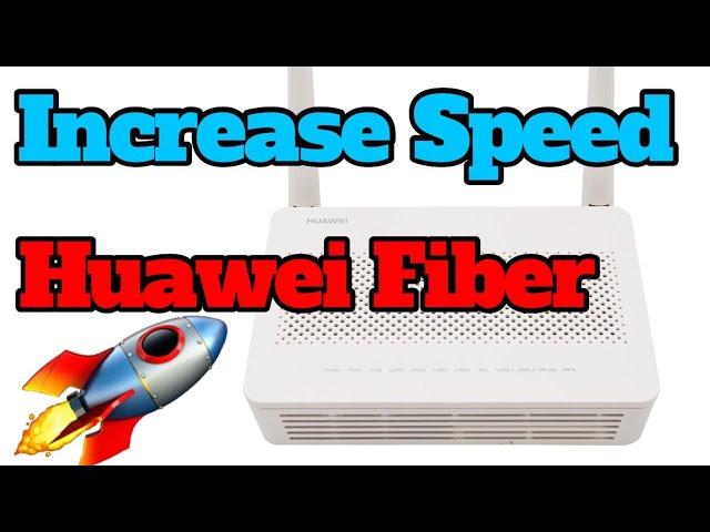 How to FIX your slow internet speed Huawei Fiber modem EG8145V5 in 1 Minute.