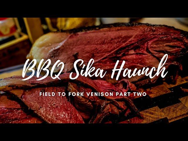 Feast Like a Hunter-Gatherer: Sika Venison Haunch in a Barrel Kamado BBQ