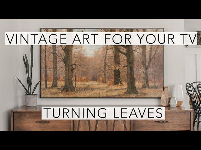 Vintage Fall Art Slideshow | Turn Your TV Into Art | 1Hr 4k HD Autumn Paintings