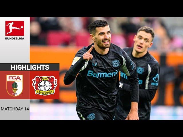 FC Augsburg - Bayer Leverkusen | 0:2 | Zusammenfassung | Bundesliga 2024-25 | augsburg leverkusen