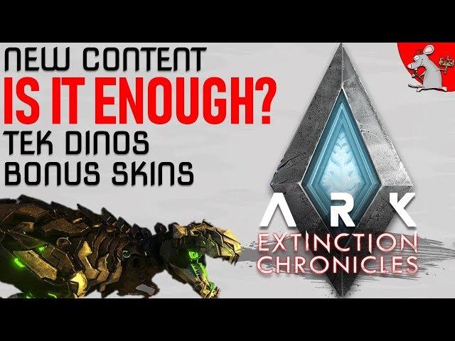 ARK Survival Evolved Extinction Chronicles Explained Tek Dinos! New Explorer Notes