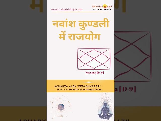 नवांश कुण्डली में राजयोग | Vedic Astrology Sutra - Advanced Techniques 2023