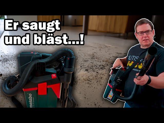 Metabo Akku-Staubsauger AS 18L PC Compact im Unboxing und Test