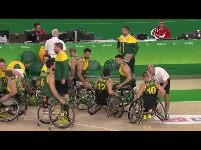 Wheelchair Basketball | Spain vs Australia | Men’s preliminaries | Rio 2016 Paralympic Games