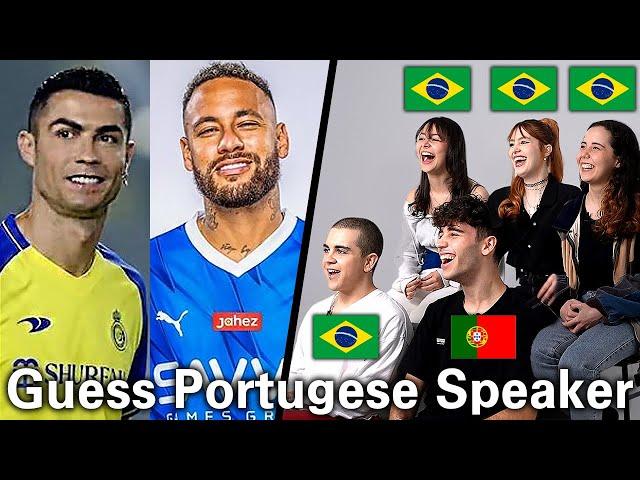 4 Brazilian & Portuguese Guess Portuguese Speaker's Nationality by Listening!!(Is it Same Language?)