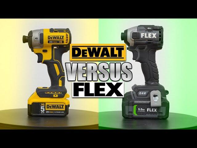 DeWalt vs Flex Impact Driver: 20V DCF887 vs 24V FX1371